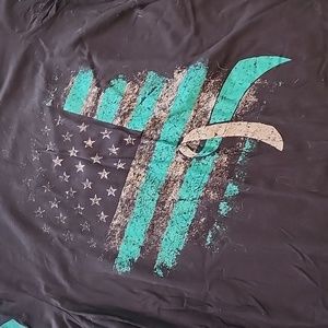 Grunt Style women's XXL tshirt black PTSD awareness